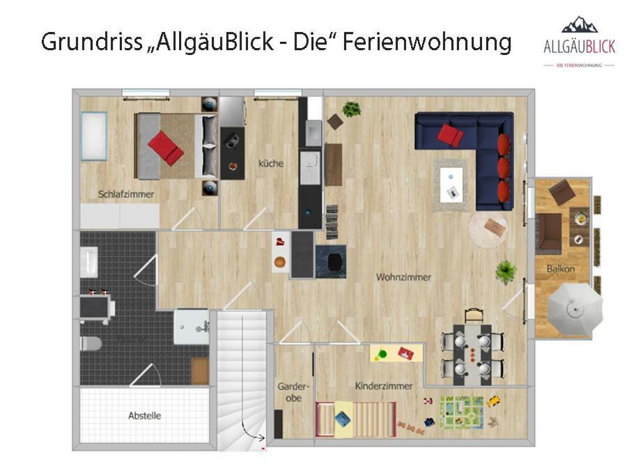 Allgaublick - Die Ferienwohnung Зонтхофен Экстерьер фото